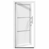 vidaXL Front Door Anthracite PVC