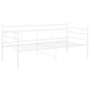 vidaXL Sofa Bed Frame without Mattress White Metal 90x200 cm