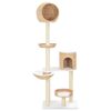 vidaXL Cat Tree | Natural | Seagrass, Soft plush, Sisal rope | Large | Cat Tree