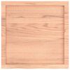 vidaXL Bathroom Countertop Light Brown 60x60x(2-6) cm Treated Solid Wood