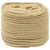 vidaXL Boat Rope 3 mm 50 m Natural