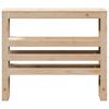 vidaXL Headboard with Shelves 75 cm Solid Wood Pine