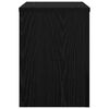 vidaXL Plant Stand 2 pcs Black Oak 25 x 25 x 35 cm Engineered Wood