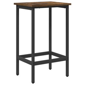 vidaXL Bar Stool Smoked Oak 40 x 32 x 64 cm Engineered Wood