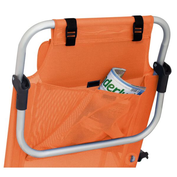 Eurotrail 2-in-1 Beach Chair Mallorca Orange