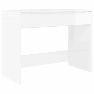 vidaXL Desk High Gloss White 100 x 50 x 78 cm Engineered Wood