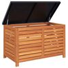 vidaXL Garden Storage Box 90x48x55 cm Solid Wood Eucalyptus
