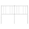 vidaXL Metal Replace Headboard White 150 cm