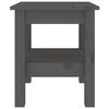 vidaXL Coffee Table Grey 35x35x40 cm Solid Wood Pine