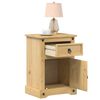 vidaXL Bedside Cabinet Corona 45x35x64 cm Solid Wood Pine