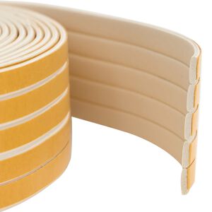 vidaXL Self-Adhesive Window Seal White 8 x 2 mm 12 m EPDM Foam