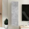 vidaXL TV Cabinet Concrete Grey 30.5x30x110 cm Engineered Wood