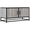 vidaXL TV Cabinet Grey Sonoma 80x34.5x40 cm Engineered Wood and Metal