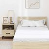 vidaXL Mattress White 120 x 200 cm Gel-Infused Foam