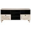 vidaXL TV Units with Drawer White 100 x 33 x 46 cm Engineered wood
