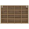 vidaXL Shoe Cabinet Artisan Oak 103 x 30 x 67 cm Engineered Wood