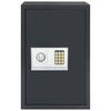 vidaXL Digital Safe with Lock Dark grey 40 x 35 x 60 cm Steel