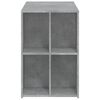 vidaXL Desk Concrete Grey 102x50x75 cm Engineered Wood