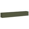 vidaXL Planter Olive Green 280x40x40 cm Cold-rolled Steel