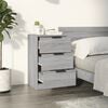 vidaXL Bedside Cabinets 2 pcs Grey Sonoma 40x36x65 cm