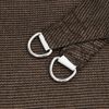 vidaXL Sunshade Sail 160 g/m&sup2; Brown 4x4x5.8 m HDPE