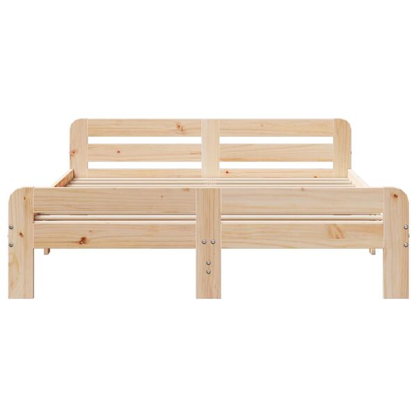 vidaXL Bed Frame without Mattress 160x200 cm Solid Wood Pine