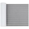 vidaXL Boat Mat Striped Light Grey and White 240 x 60 cm EVA