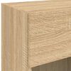 vidaXL TV Wall Cabinet with LED Lights Sonoma Oak 40x30x60.5 cm