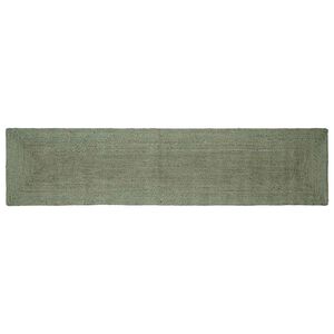 vidaXL Area Rug Olive Green 60 x 200 cm Jute