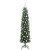 vidaXL Artificial Christmas Tree with 300 LEDs with Stand Green 180 cm