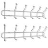 vidaXL Steel Wall Peg Board with 12 Hooks 2 pcs