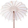 vidaXL Balinese Parasol with Base 260 210-220 cm