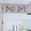 vidaXL Kitchen Cabinet Kalmar 2 pcs Concrete Grey 60 x 31 x 40 cm