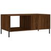 vidaXL Coffee Table Brown Oak 90x50x40 cm Engineered Wood