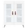 vidaXL Highboard White 69.5x34x180 cm Engineered Wood