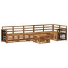 vidaXL Sectional Sofa Set 6 pcs Natural Solid Acacia Wood