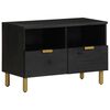 vidaXL TV Cabinet Black 70x33x46 cm Engineered Wood