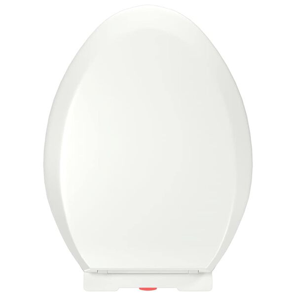 vidaXL Soft-close Toilet Seat with Quick-release Design White
