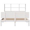 vidaXL Bookcase Bed without Mattress White 140x190cm Solid Wood Pine