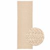 vidaXL Rug ZIZUR Beige 80x250 cm Jute Look Indoor and Outdoor