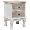 vidaXL Bedside Cabinets 2 pcs 35x30x50 cm Paulownia Wood