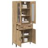 vidaXL Highboard Artisan Oak 69.5 x 34 x 180 cm Engineered Wood