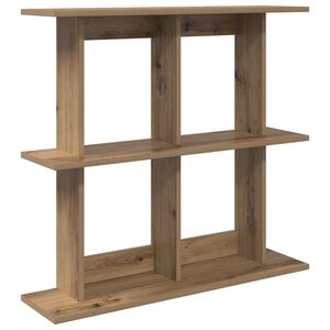 vidaXL Wall Shelf Wall-Mounted Artisan Oak 80 x 20 x 75 cm