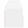 vidaXL TV Wall Cabinets 2 pcs White 80x30x30 cm Engineered Wood