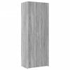 vidaXL Storage Cabinet Grey Sonoma 70x42.5x225 cm Engineered Wood