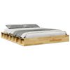 vidaXL Bed Frame without Mattress 150x200 cm Solid Wood Oak