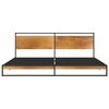 vidaXL Bed Frame without Mattress Metal 200x200 cm