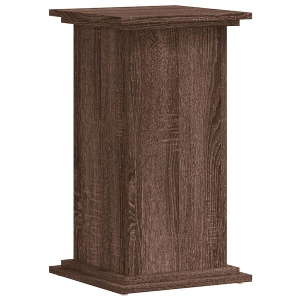 vidaXL Plant Stand Brown Oak 33x33x60 cm Engineered Wood