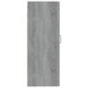 vidaXL Hanging Cabinet Grey Sonoma 35x34x90 cm Engineered Wood