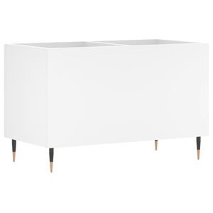 vidaXL Record Cabinet White 74.5x38x48 cm Engineered Wood